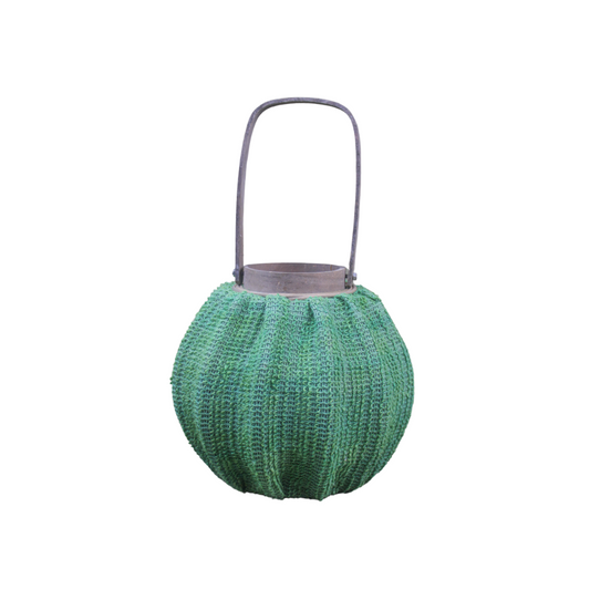 Circle-Shaped Lantern in Aloe In