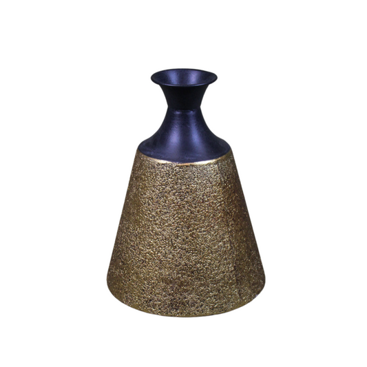 Stout Black Gold Vase