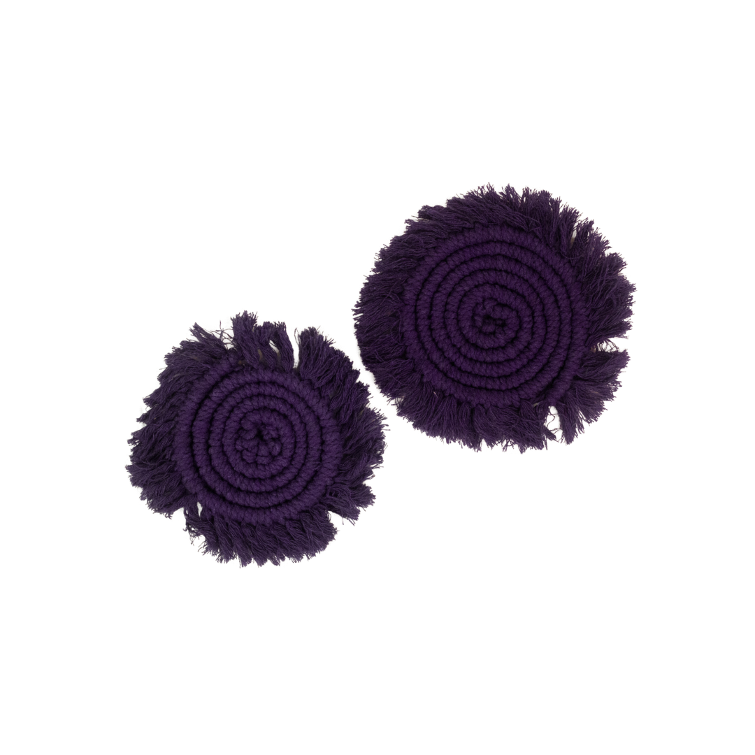 Macrame Round Coaster
