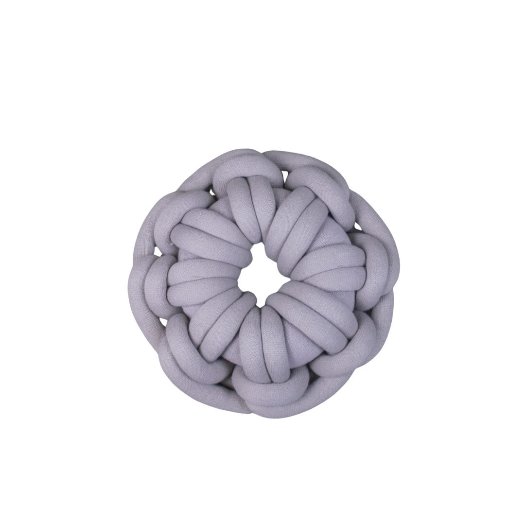 Large Round Yarn Cushion