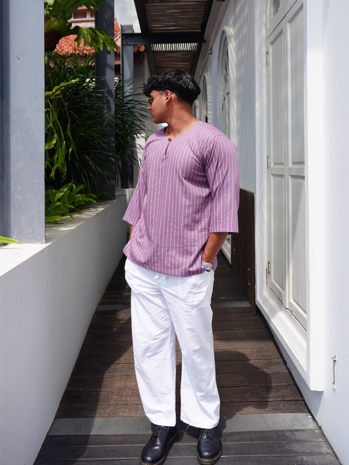 Bayu Kurta in Wildberry