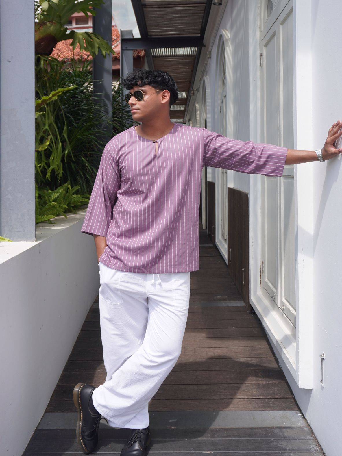 Bayu Kurta in Wildberry