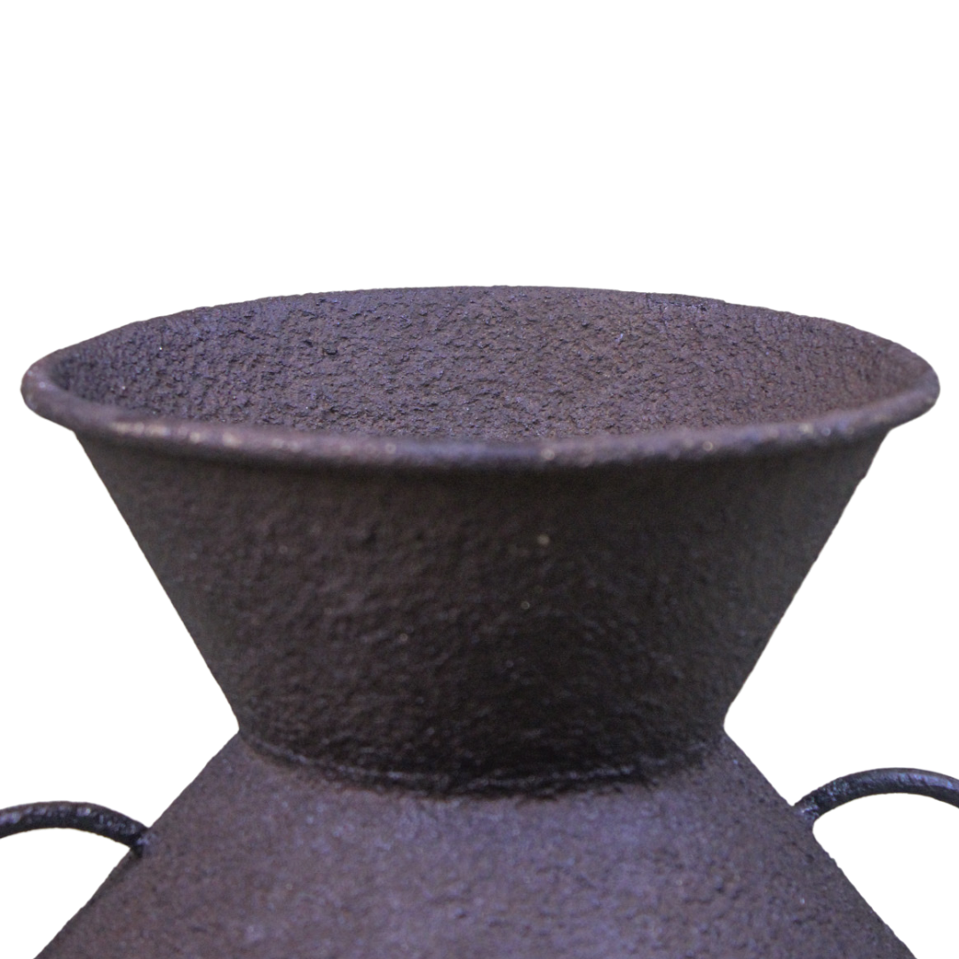 Black Gold Amphora Vase