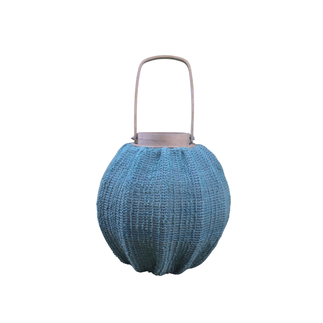 Circle-Shaped Lantern in Eco Green