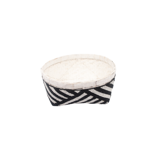 Creme' Oreo Beaded Bowl