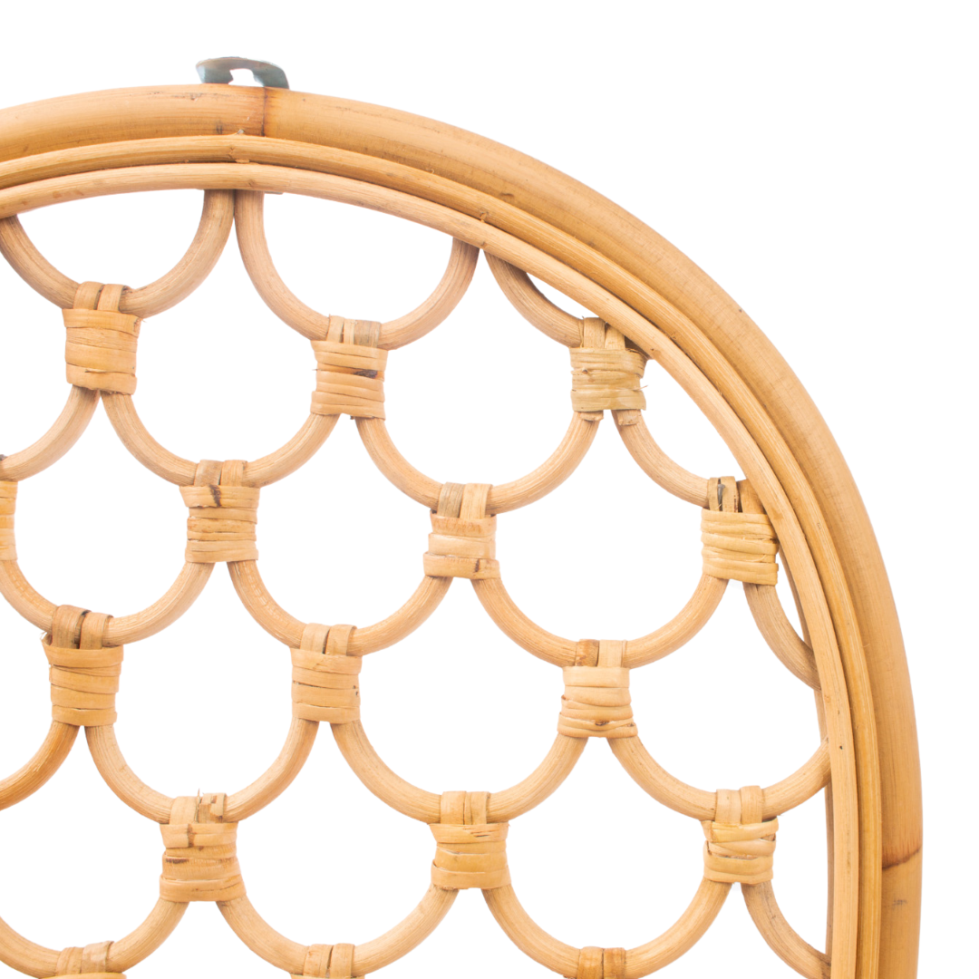 Rattan Mermaid Wall Shelf