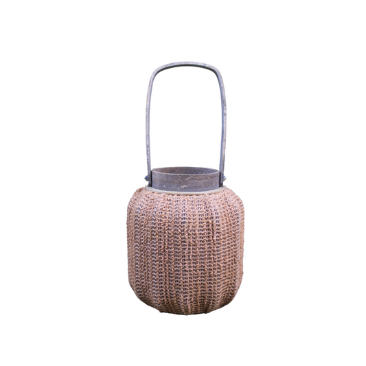 Cylinder-Shaped Lantern in Pumpkin Tine