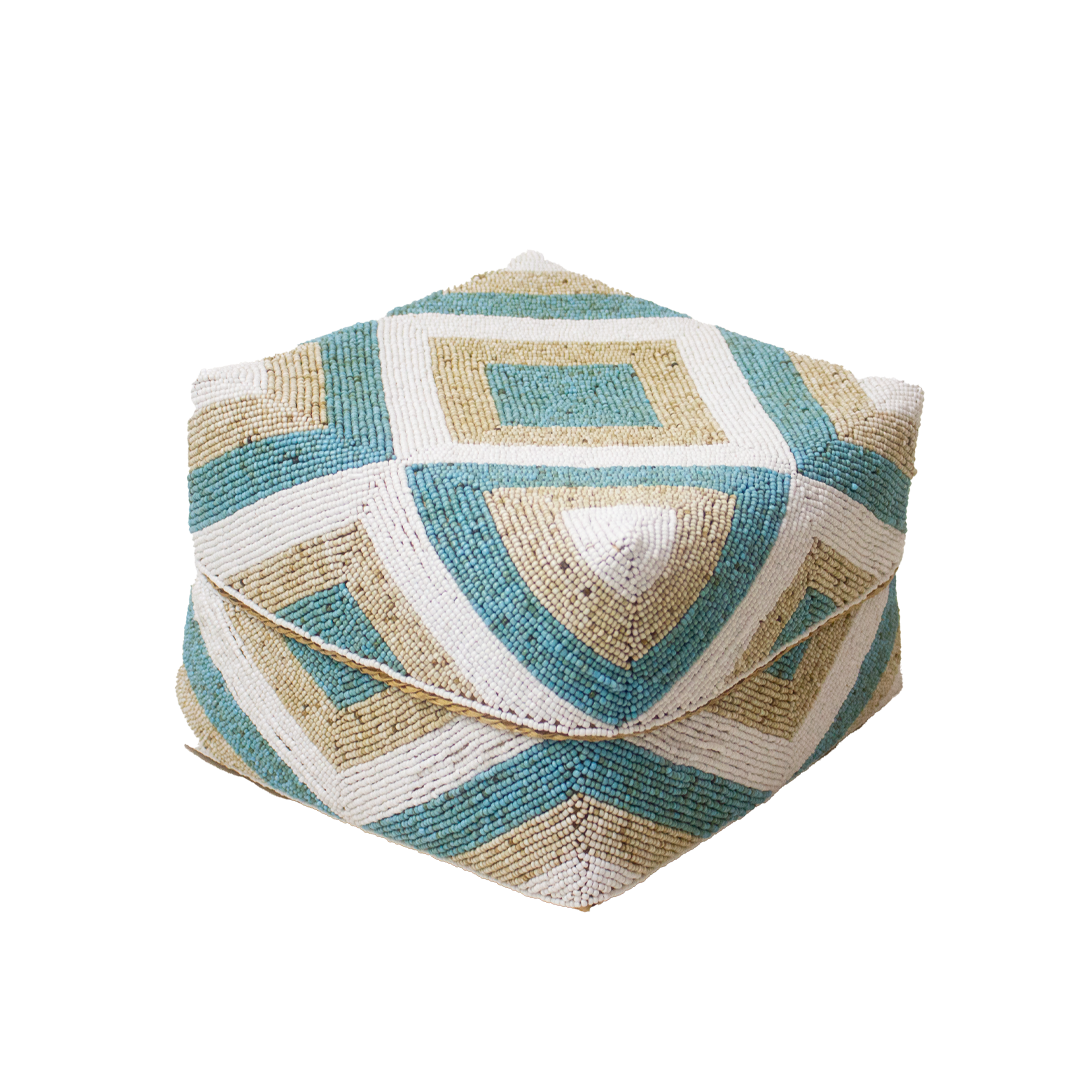 Bits-Splash Moonstone Beaded Box