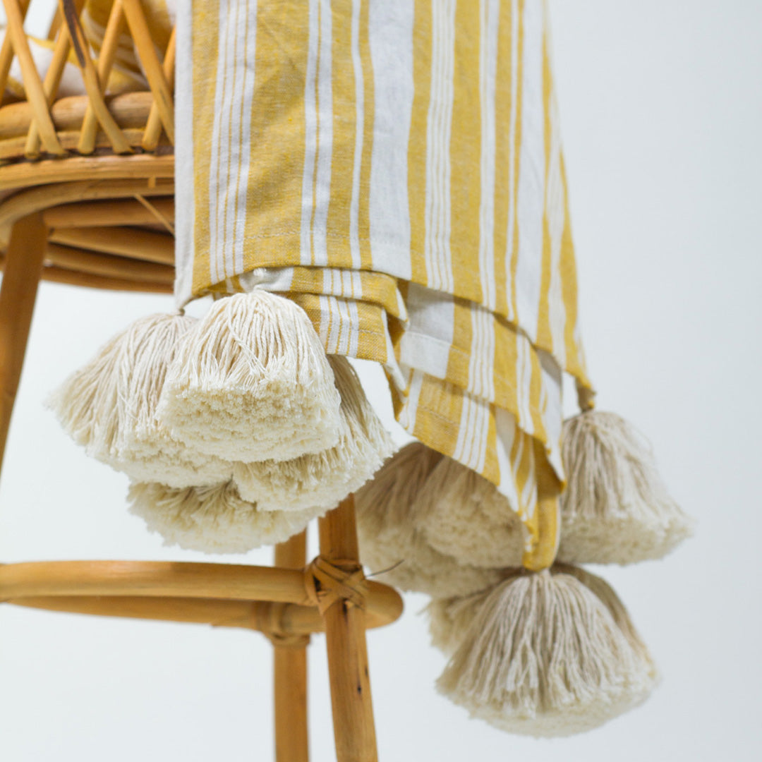 Zanzibar Throw with Tassel