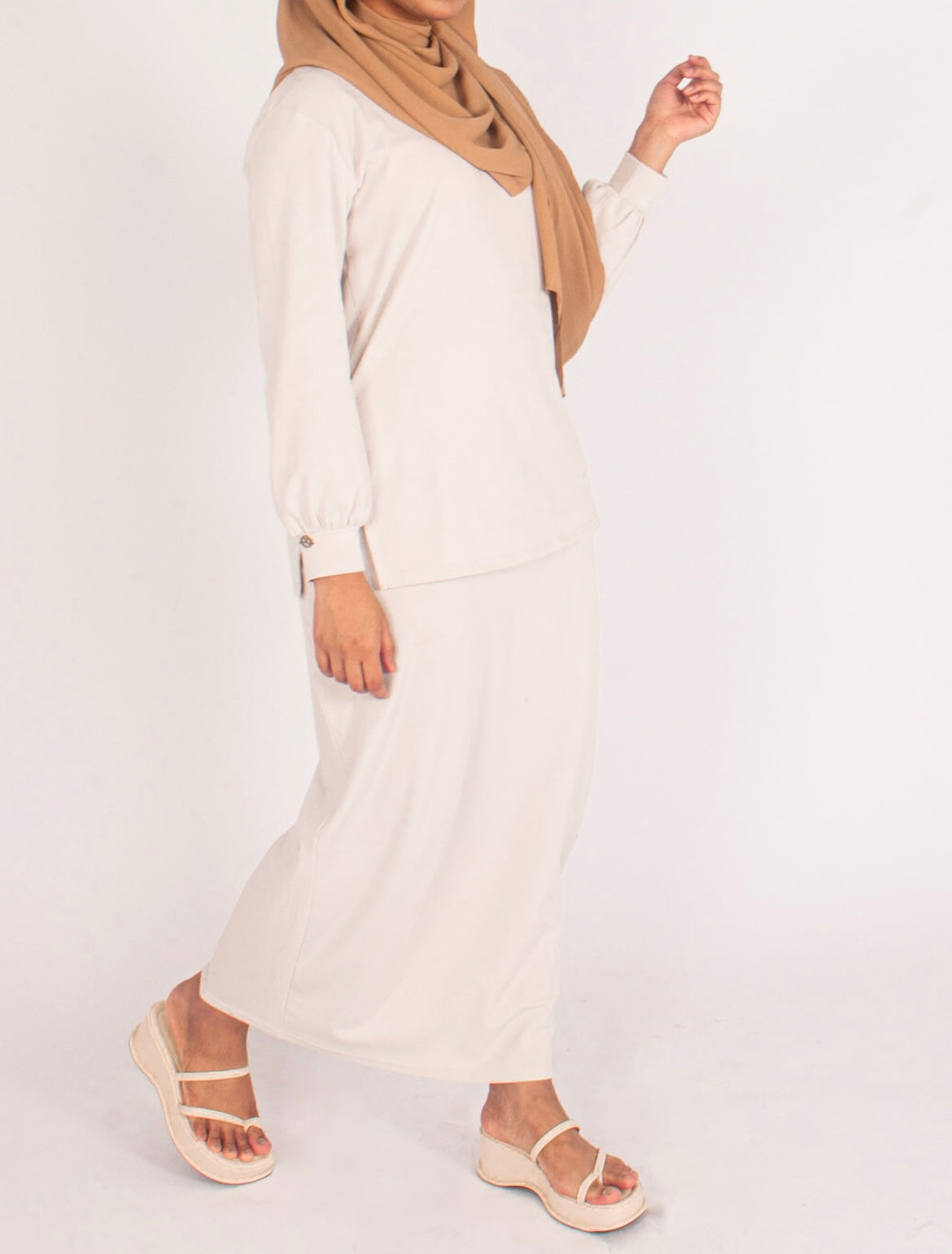 Curve Casual Loose Skirt