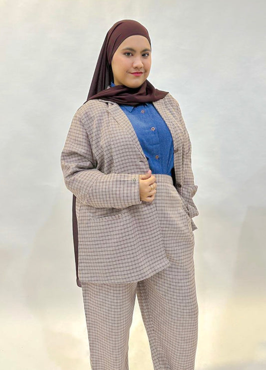 Curve Vintage Ging Ham Slouch Pants