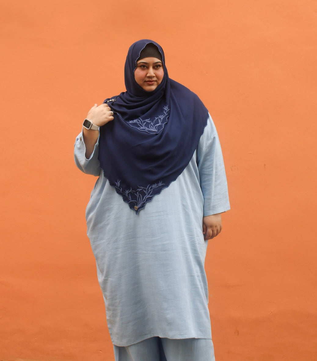 Plus Size Linen Pantsuit