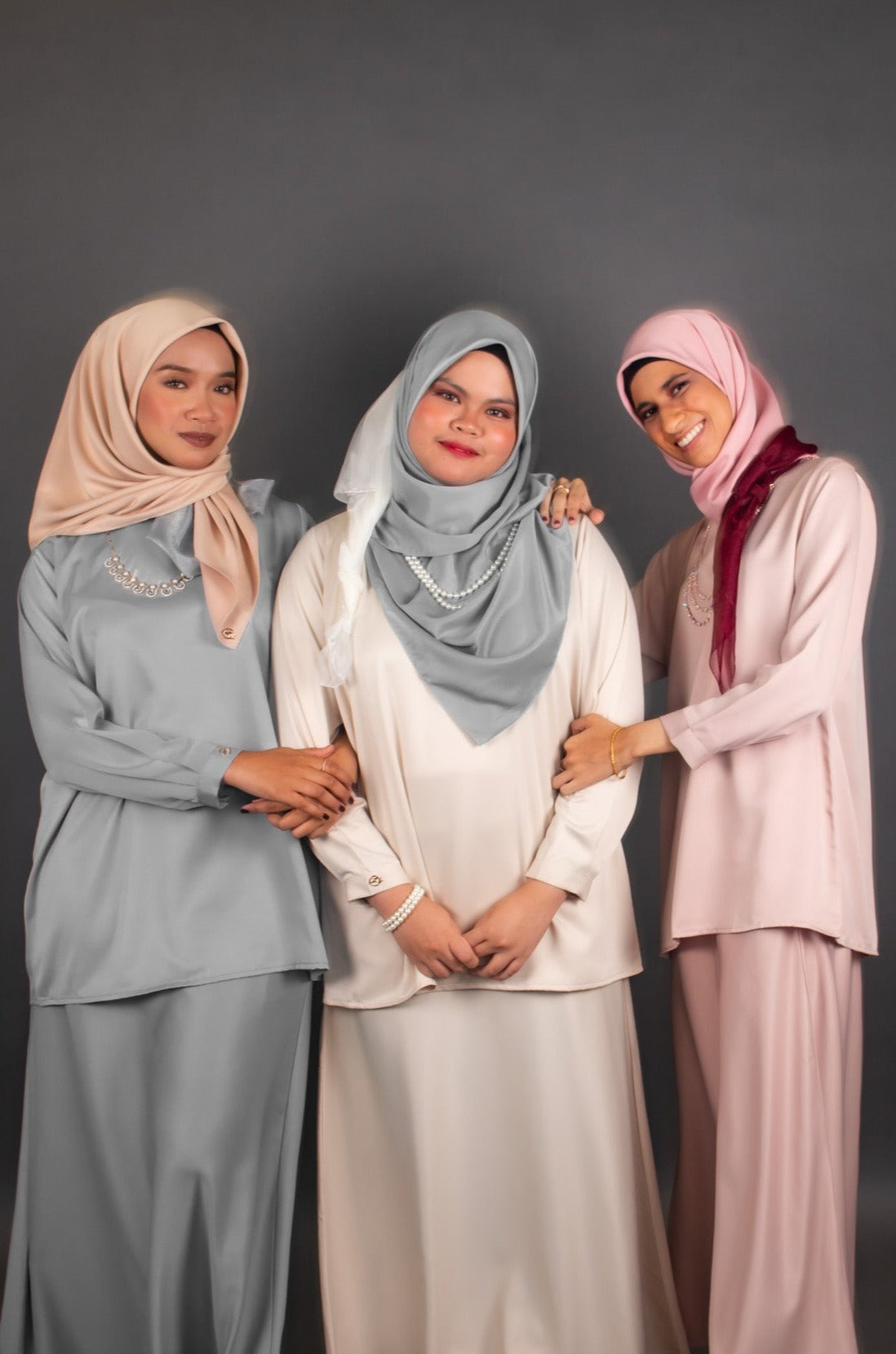Baju Kurung Skirt in Dusty Fin