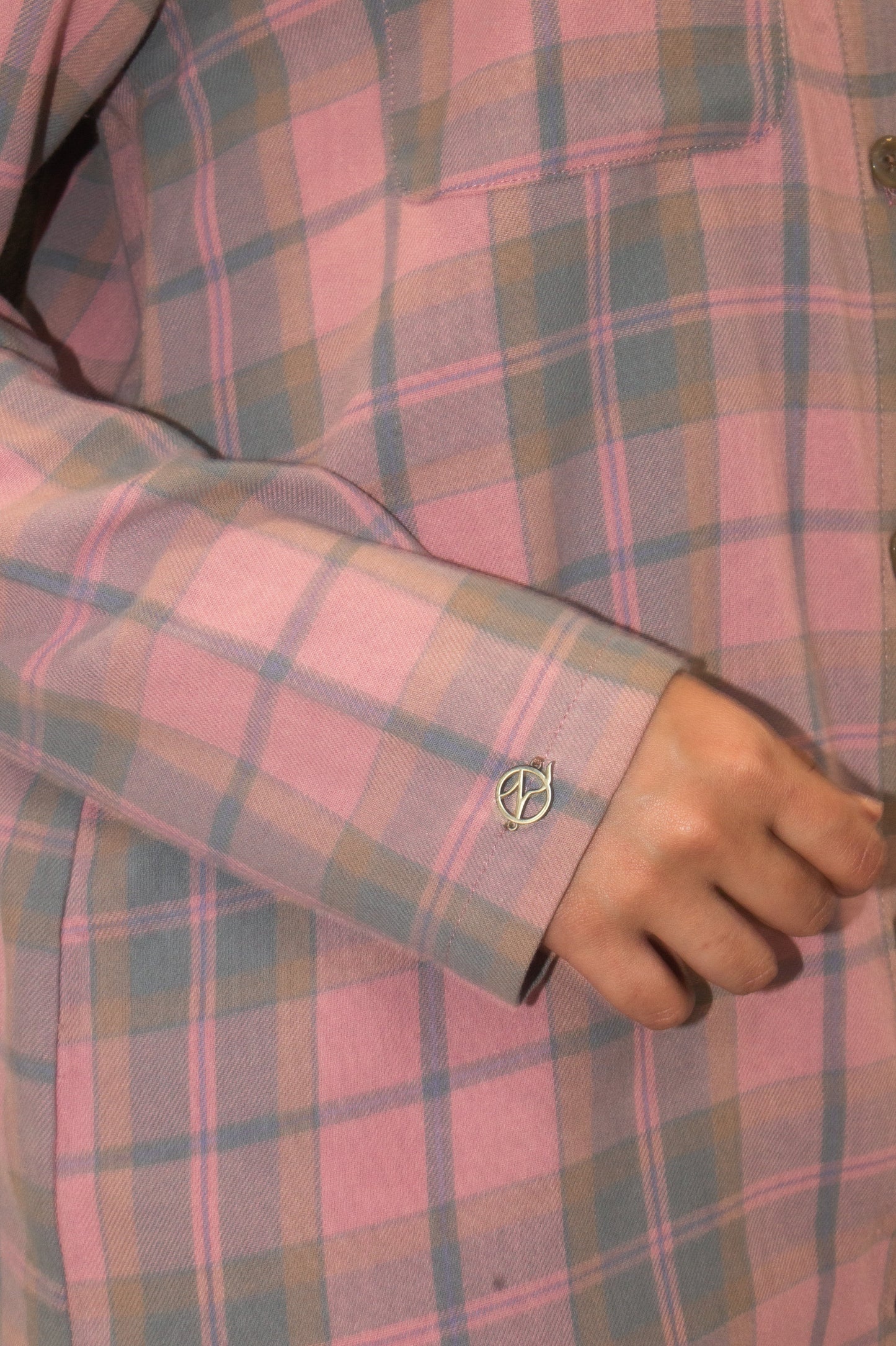 Curve Hippy Pink Long Flannel